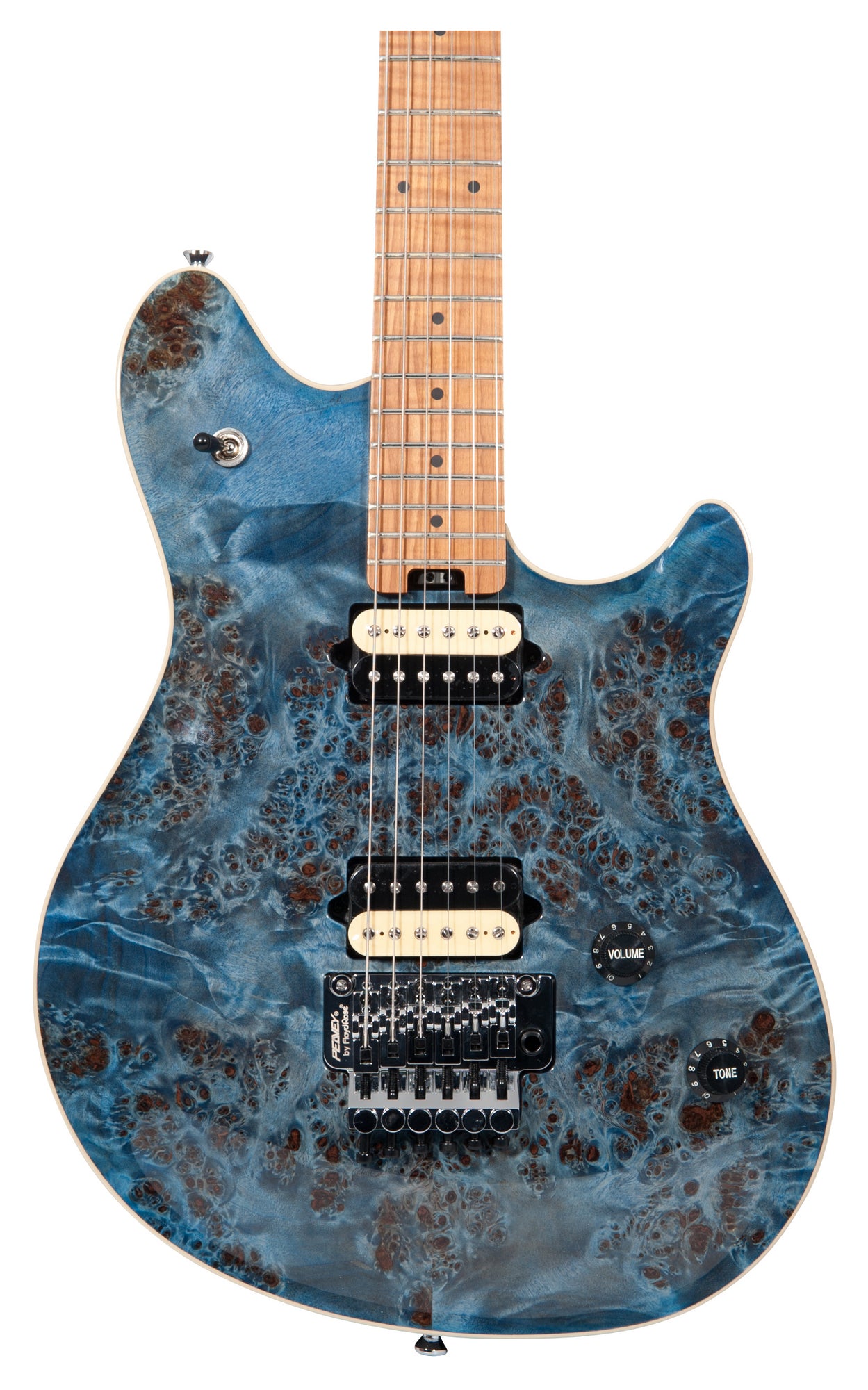 HP 2® Poplar Burl Transparent Blue Electric Guitar – Peavey