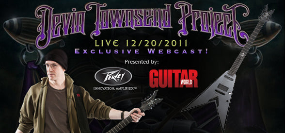 Peavey & Guitar World Announce Devin Townsend Exclusive Online Concert Event