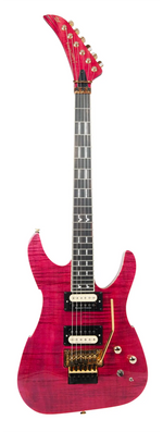 Adrian Vandenberg Signature Guitar - Purple Flame Maple image 3