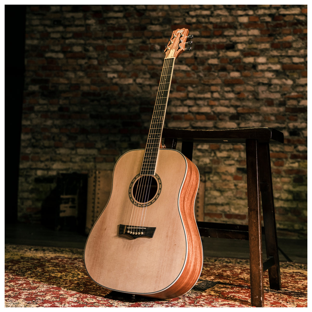 Delta Woods® DW-2™ Solid Top Dreadnought Acoustic Guitar image 6