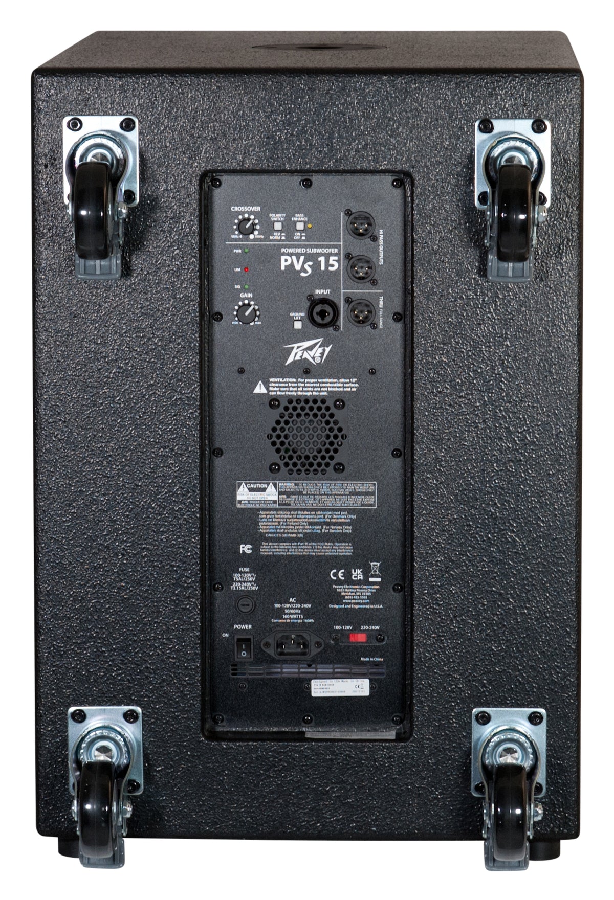 PVs 15 Vented Powered Bass Subwoofer image 1