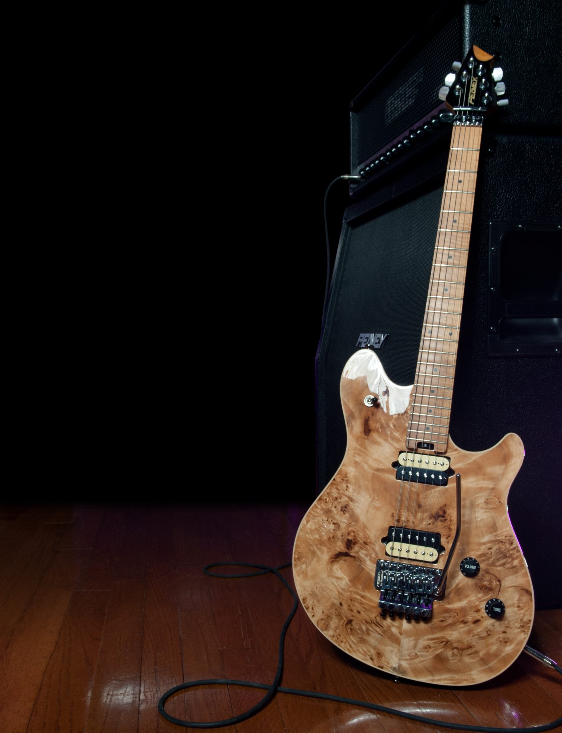 ギター Peavey hp2 HP 2® Poplar Burl RM Natural Electric Guitar – Peavey