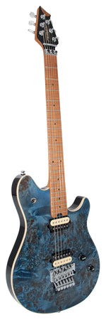 HP 2® Poplar Burl Transparent Blue Electric Guitar image 2