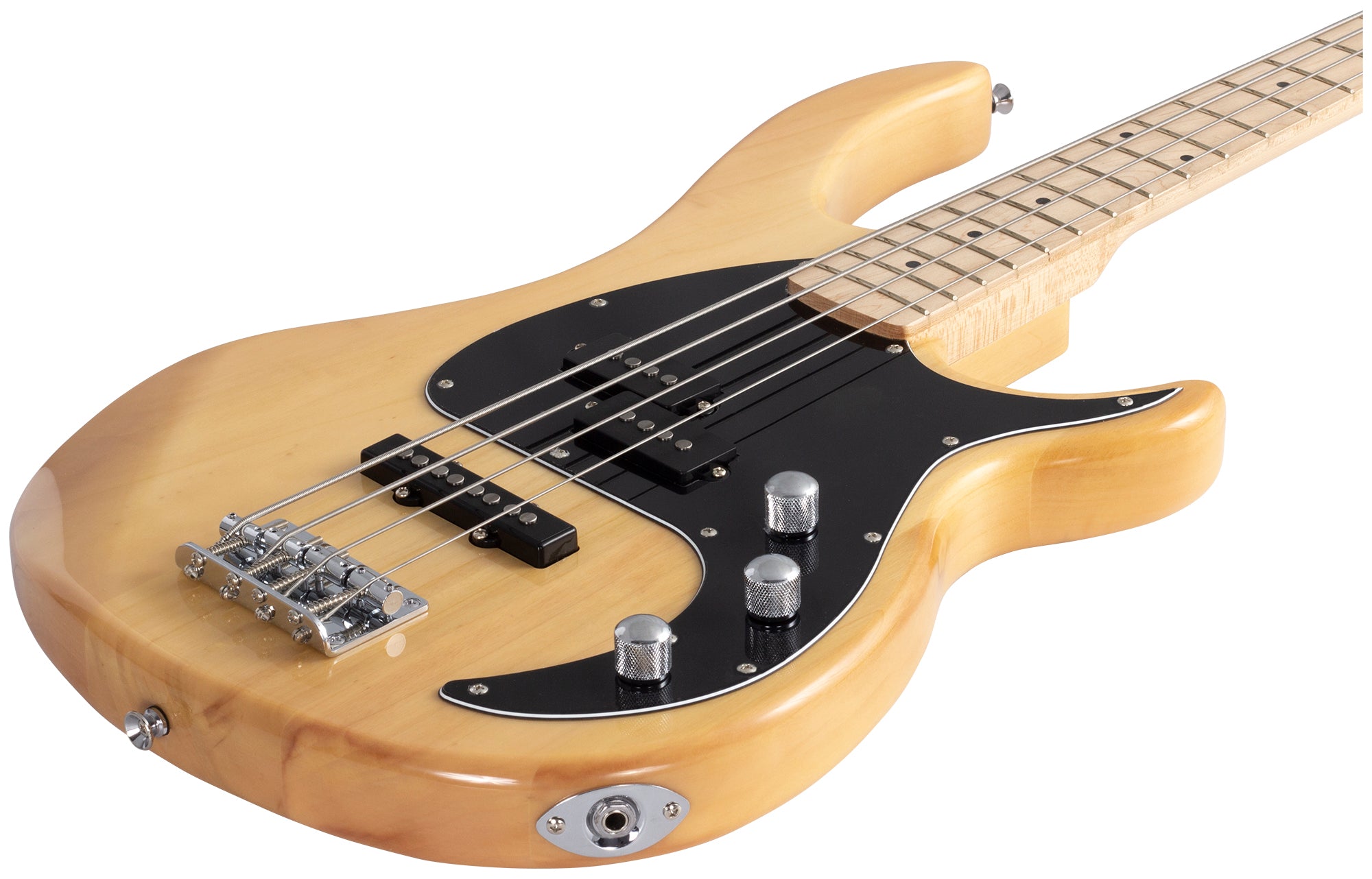 Milestone® 4 Natural 4 String Bass Guitar – Peavey