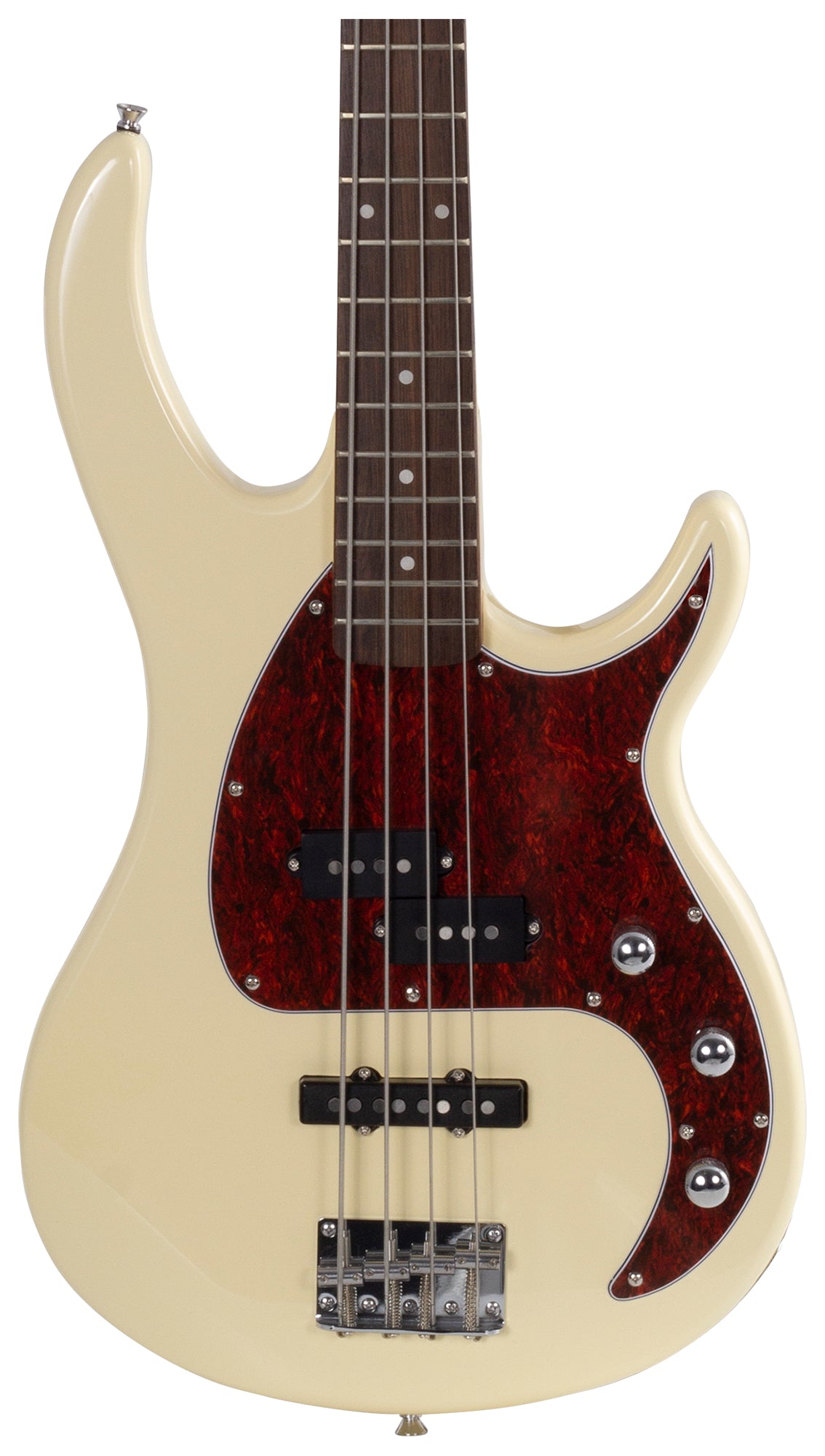 Milestone® 4 Ivory 4 String Bass Guitar – Peavey