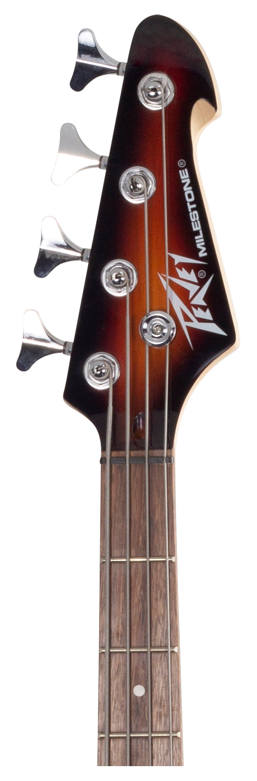 Milestone® 4 Vintage burst 4 String Bass Guitar – Peavey