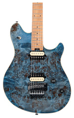 HP 2® Poplar Burl Transparent Blue Electric Guitar image 1