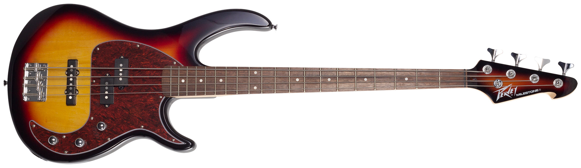Milestone® 4 Vintage burst 4 String Bass Guitar – Peavey