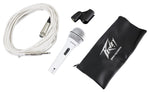 PV®i 2 1/4" White  Cardioid Unidirectional Dynamic Vocal Microphone with 1/4 inch Cable image 0