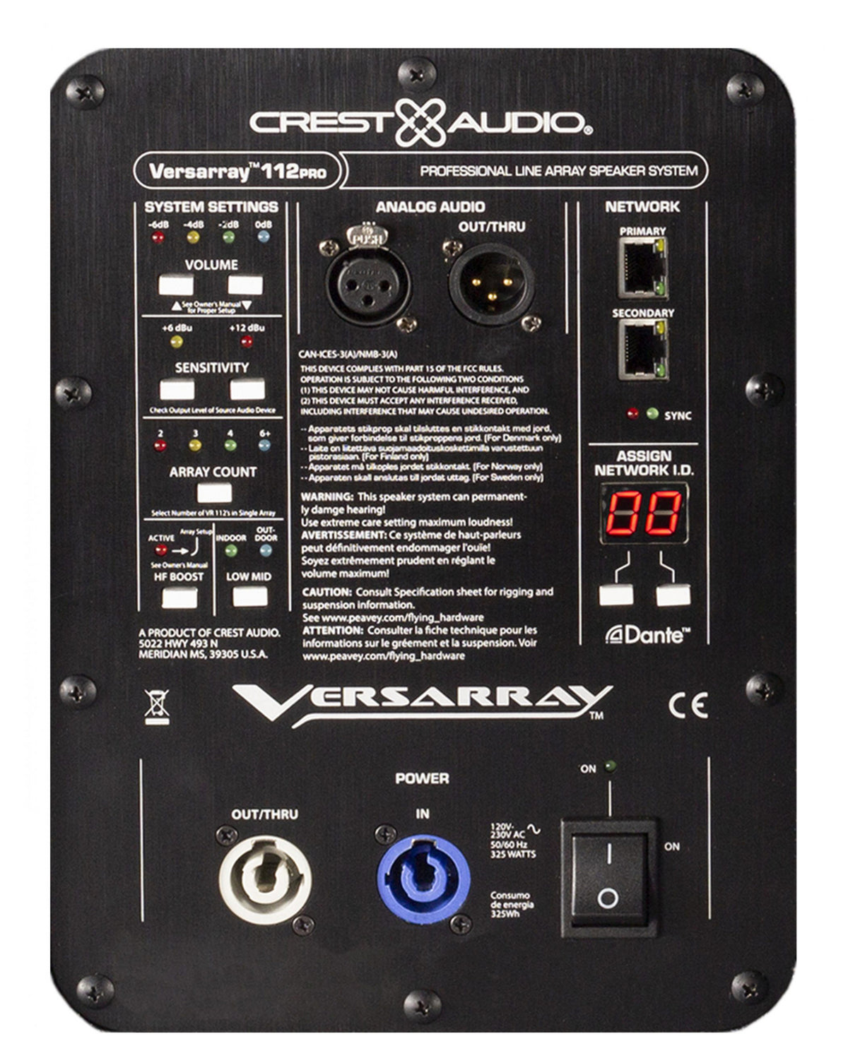 Crest Audio® Versarray® Pro 112 Powered Ribbon Line Array Module image 6