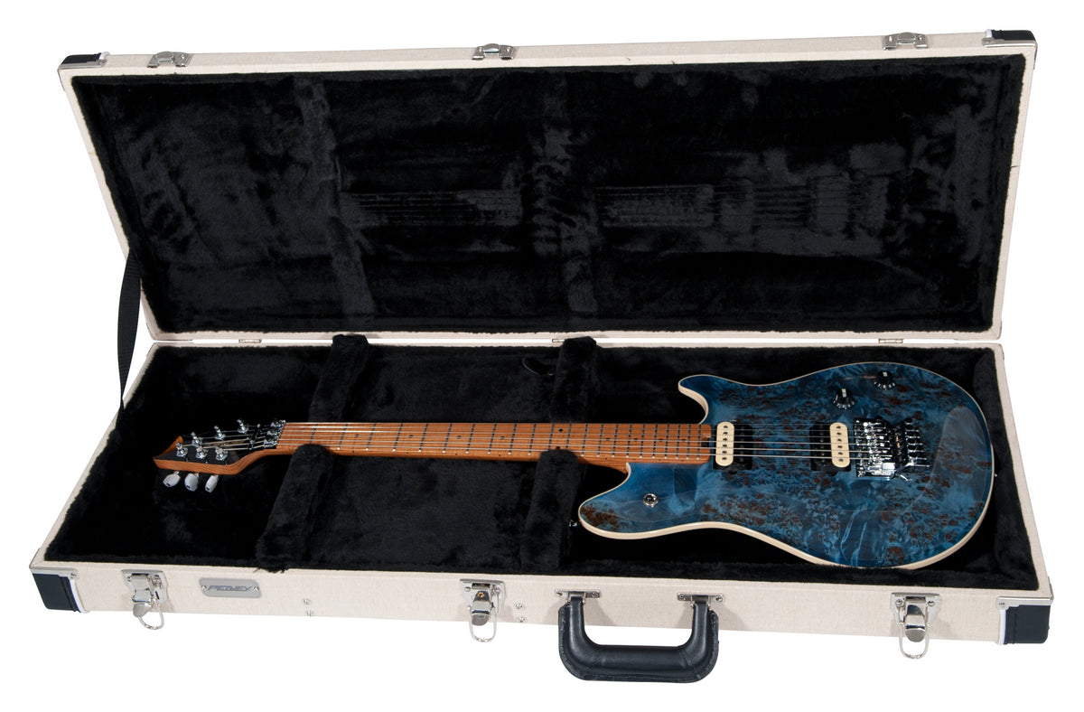 HP 2® Poplar Burl Transparent Blue Electric Guitar image 8
