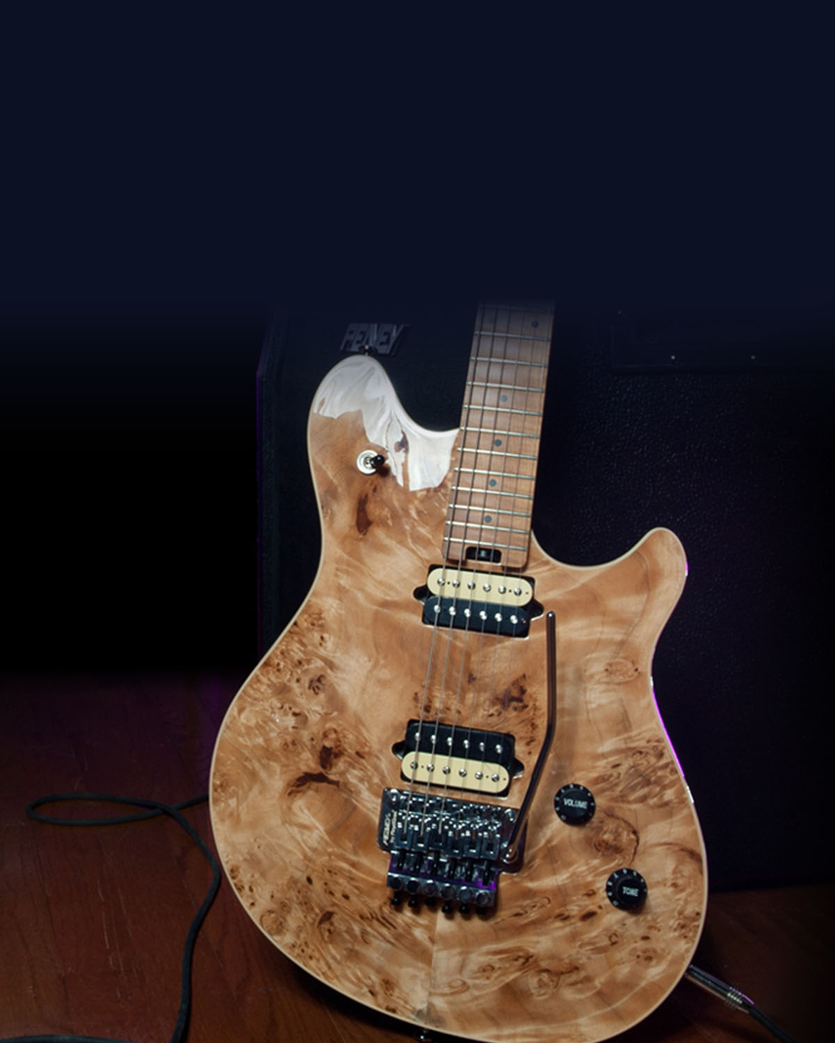 HP 2® Poplar Burl RM Natural Electric Guitar – Peavey