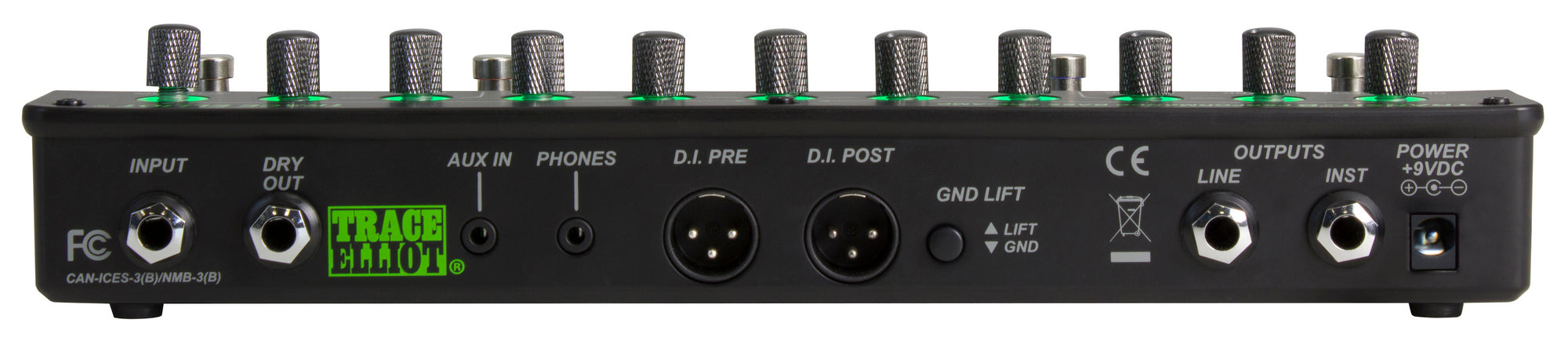 ベース TRACE ELLIOT TRANSIT-B Trace Elliot® Transit™ B Bass Pre-amp & Effects Pedal – Peavey