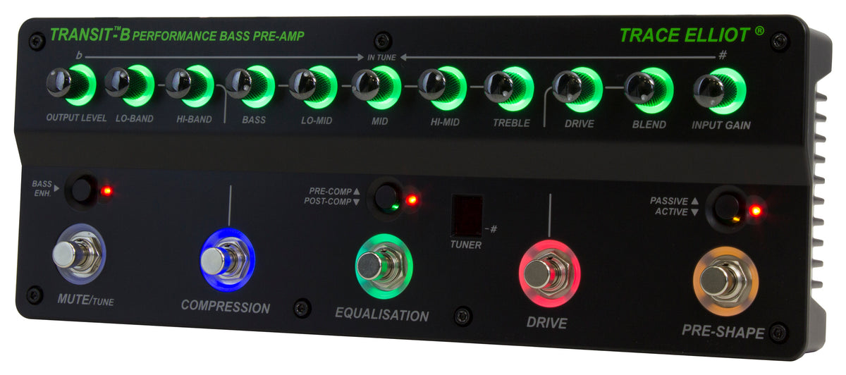 Trace Elliot® Transit™ B Bass Pre-amp & Effects Pedal – Peavey