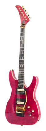 Adrian Vandenberg Signature Guitar - Purple Flame Maple image 4