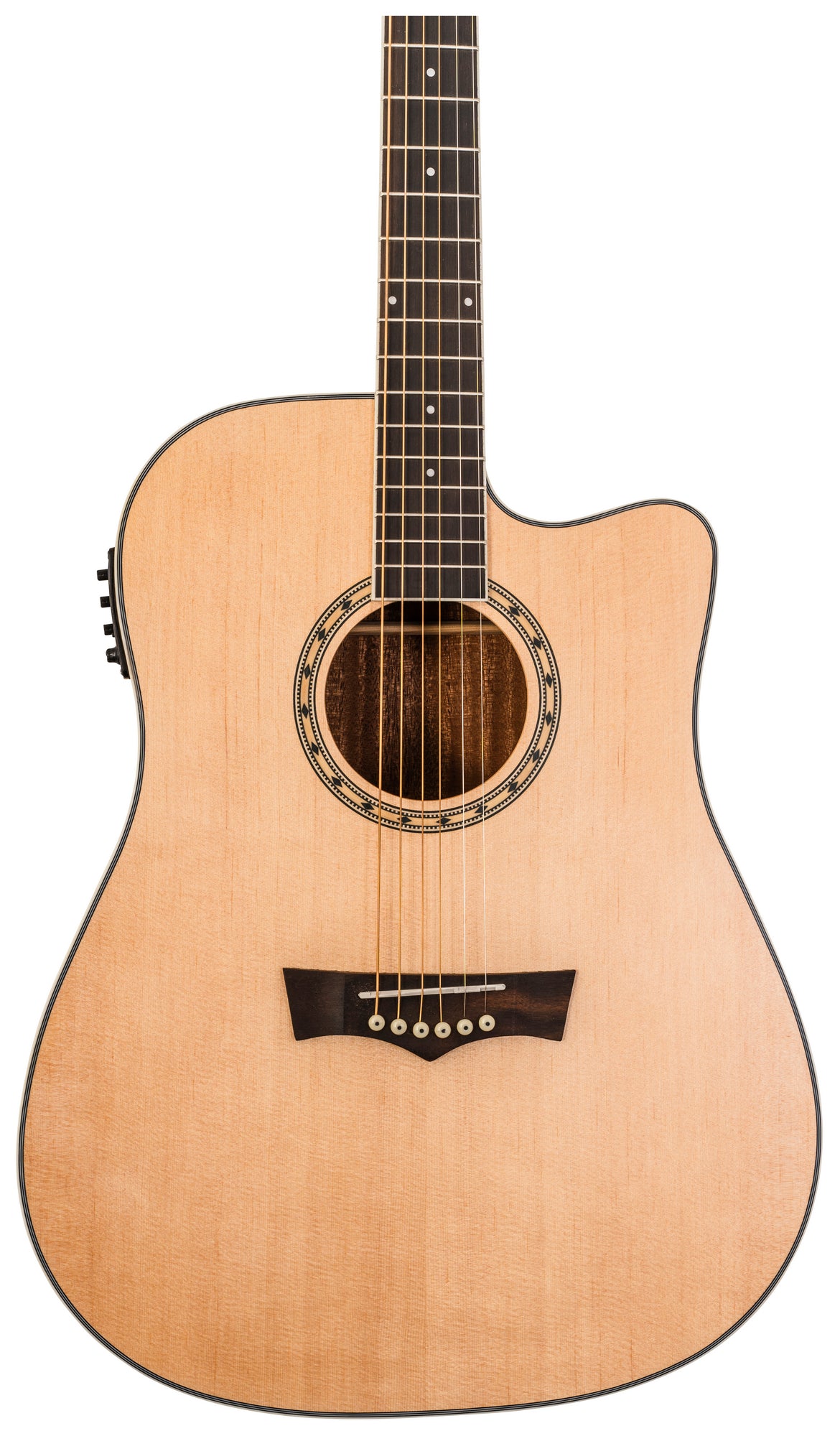 Delta Woods® DW-2 CE™ Solid Top Cutaway Acoustic-Electric Guitar with Electronics image 2