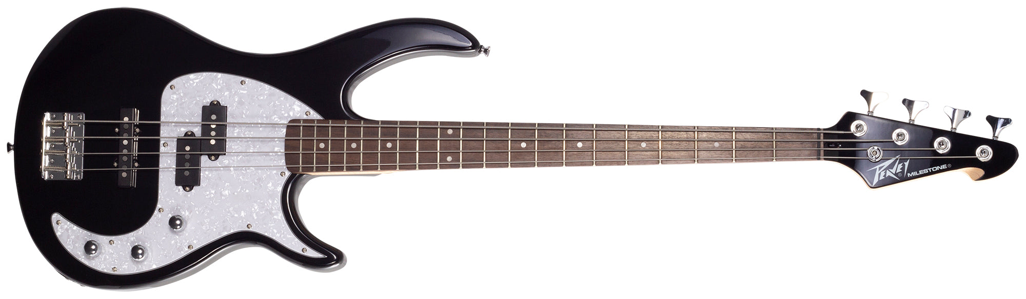 Milestone® 4 Black 4 String Bass Guitar – Peavey