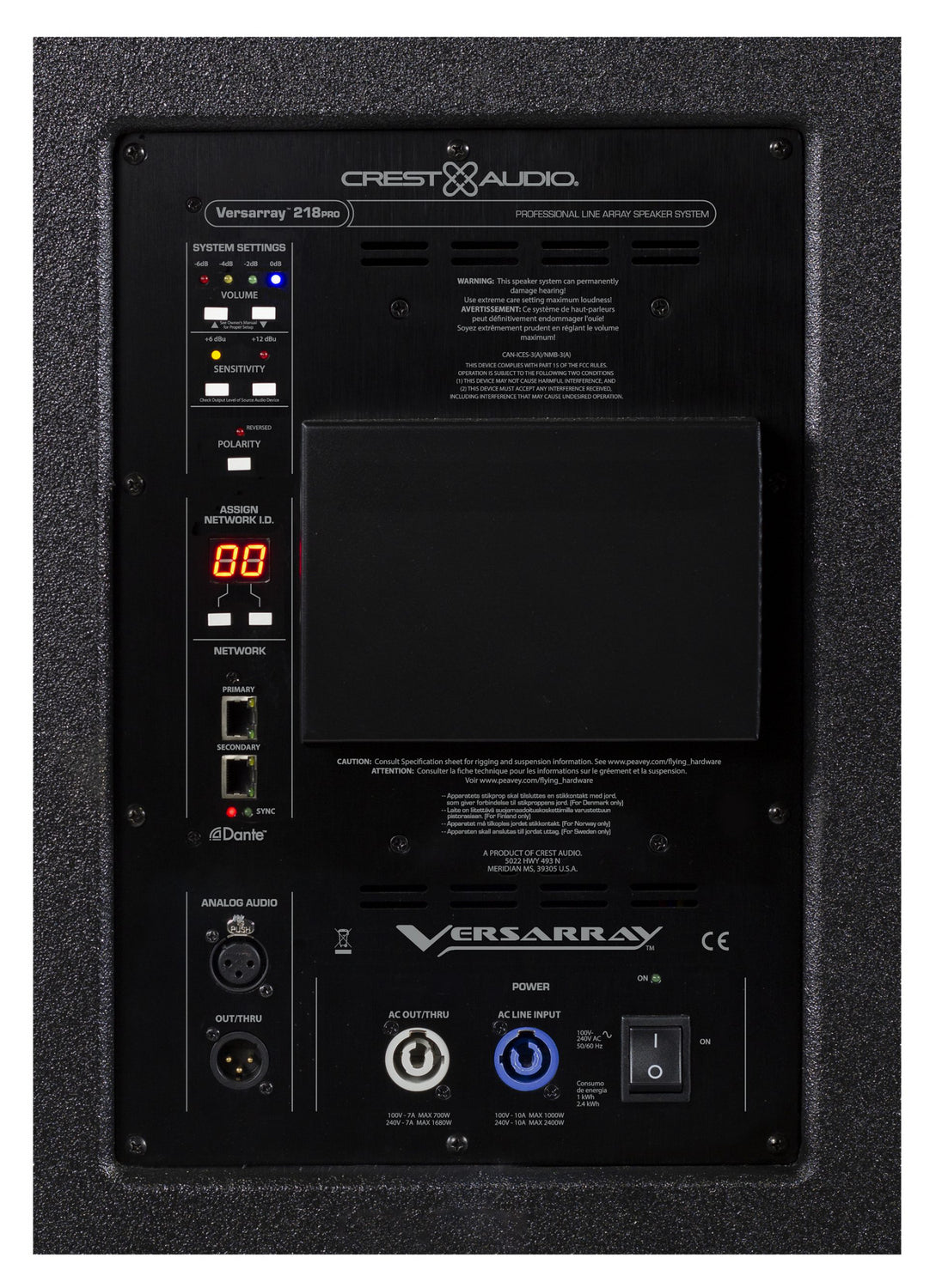 Crest Audio® Versarray® Pro 218 Powered Subwoofer image 4