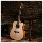Delta Woods® DW-2 CE™ Solid Top Cutaway Acoustic-Electric Guitar with Electronics and Case image 7