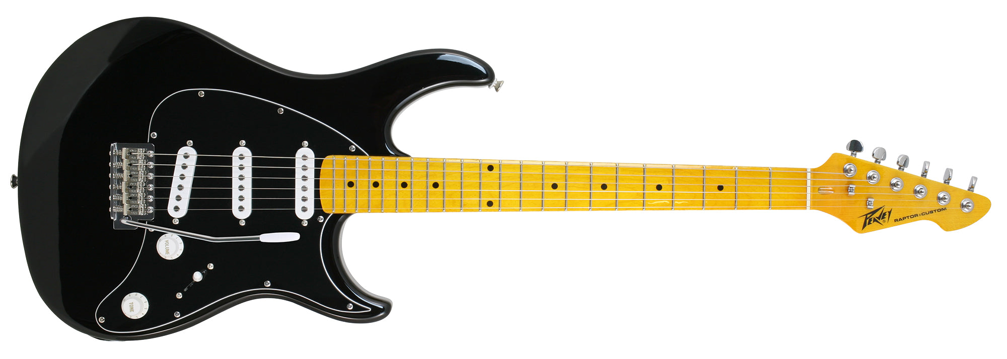 Raptor® Custom Black Electric Guitar – Peavey