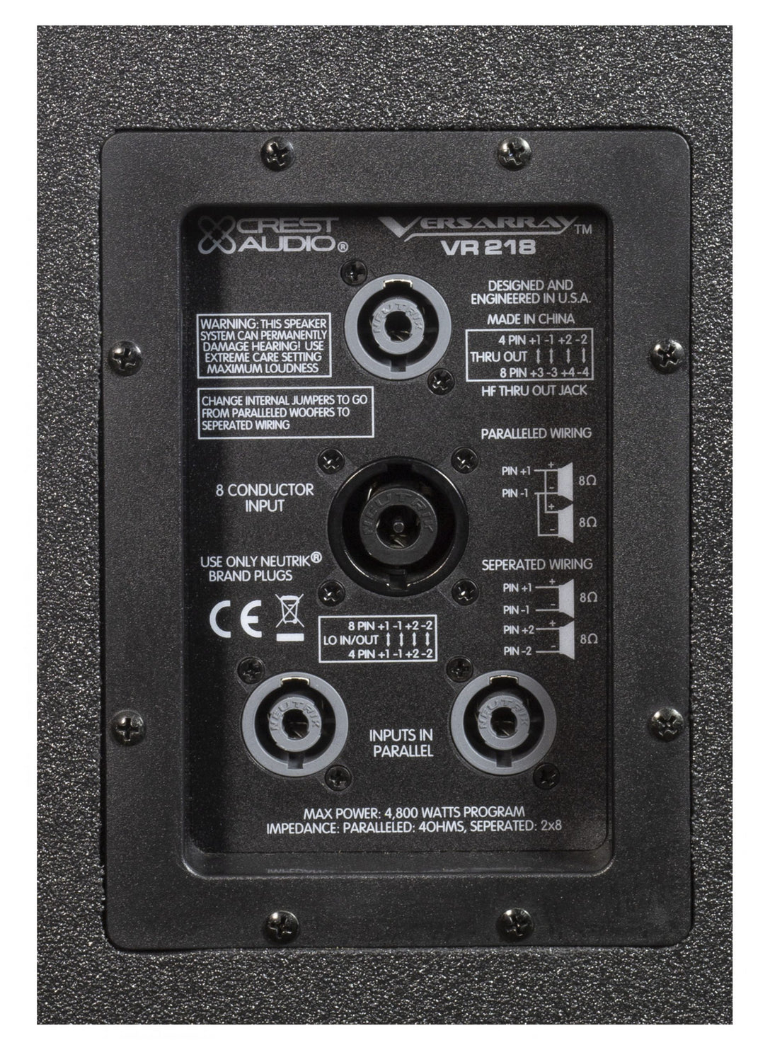 Crest Audio® Versarray® 218 MK III Passive Subwoofer image 4