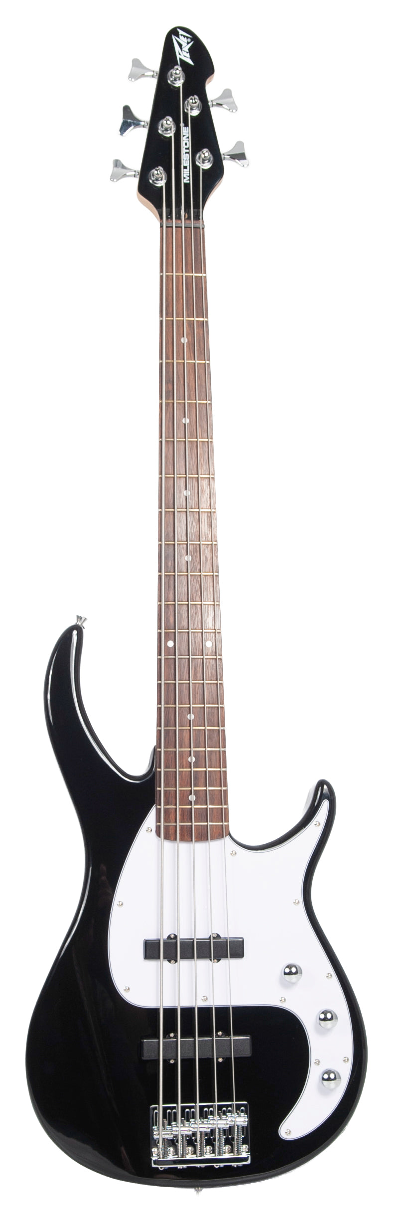 Milestone® 5 Black 5 String Bass Guitar