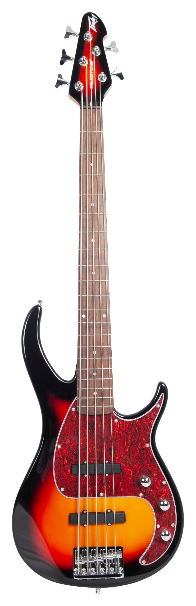 Milestone® 5 Sunburst 5 String Bass Guitar