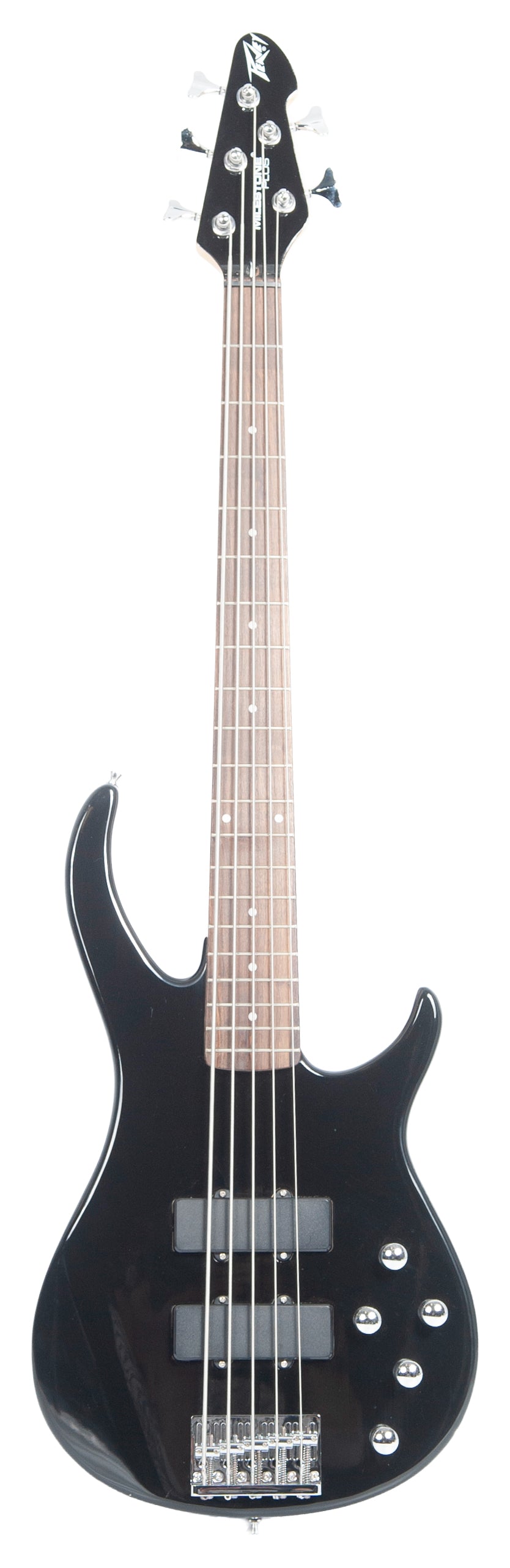 Milestone® 5 Plus Black 5 String Bass Guitar