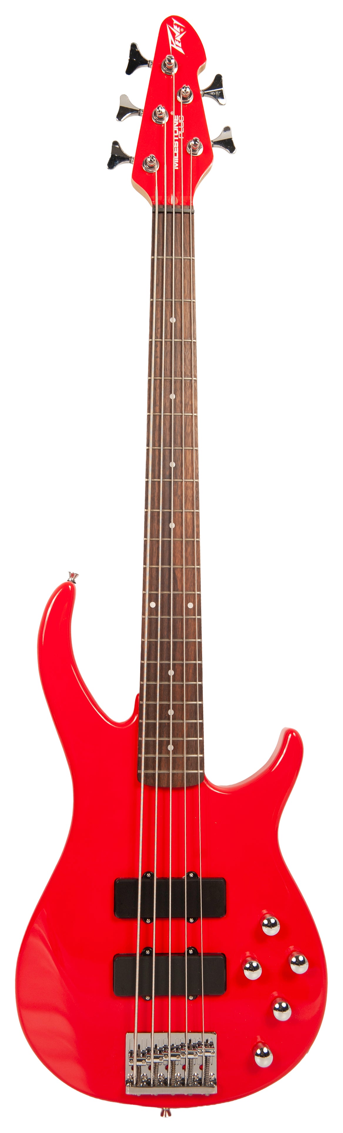 Milestone® 5 Plus Red 5 String Bass Guitar