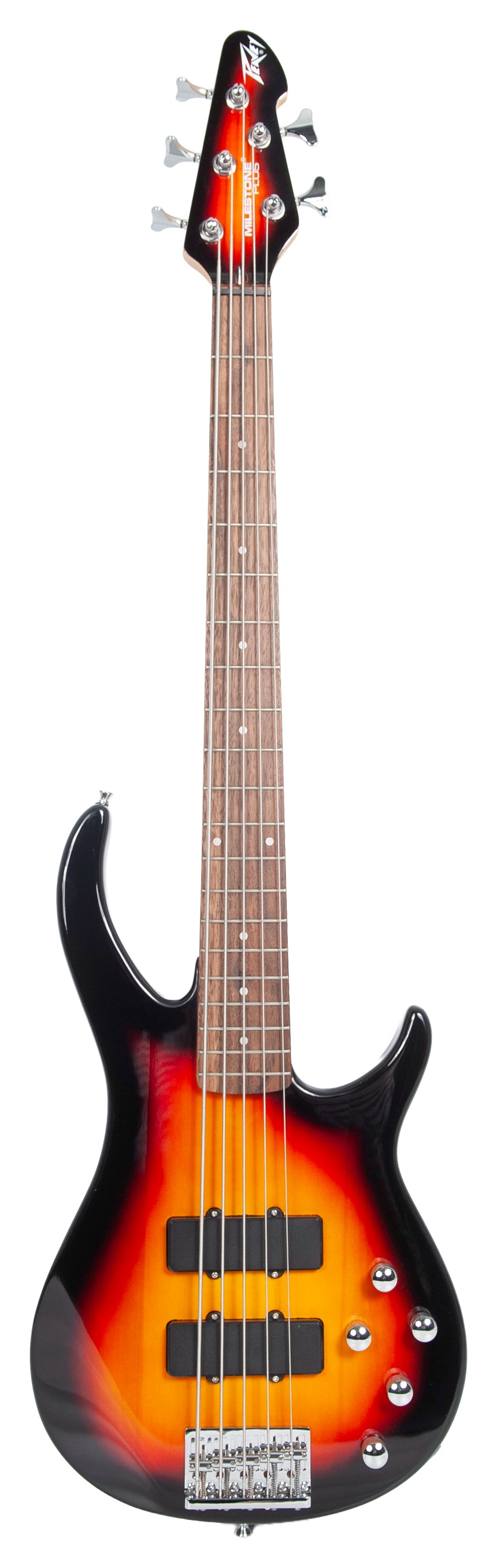 Milestone® 5 Plus Sunburst 5 String Bass Guitar