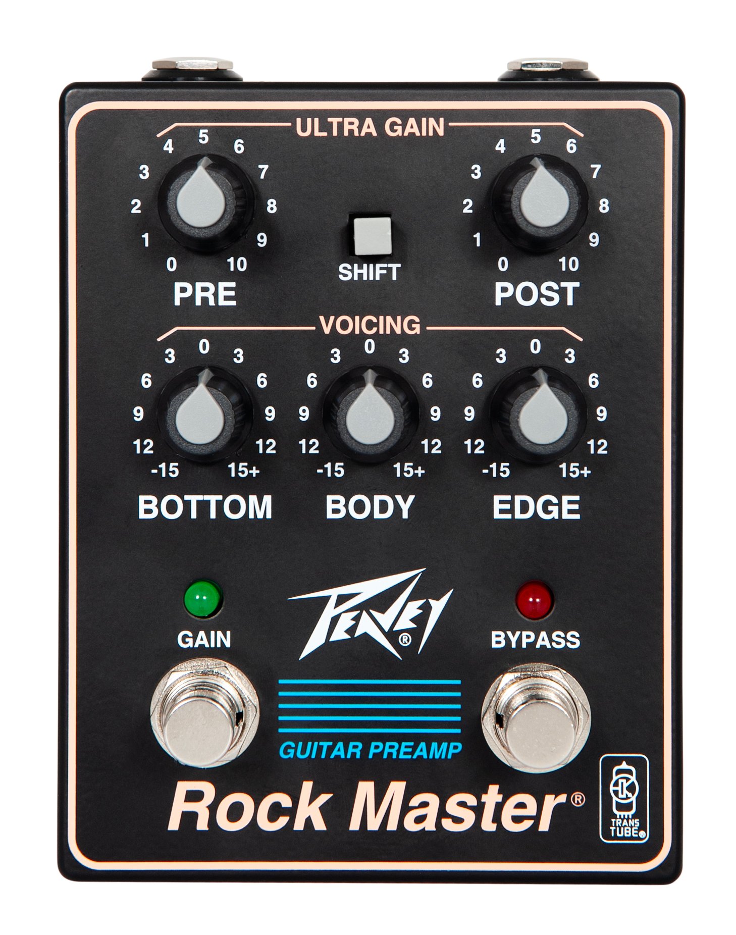 【ナガ】Peavey Rockmaster Preamp Rock Master® Preamp Pedal - Peavey