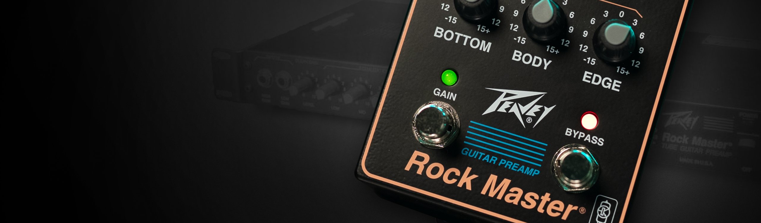 【ナガ】Peavey Rockmaster Preamp Peavey Rock Master Preamp Pedal | Music & Arts